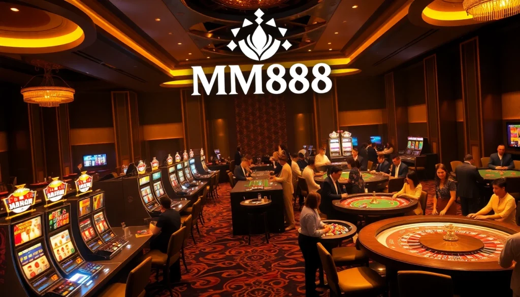 Experience excitement at MM88 with vibrant casino tables and dynamic gameplay.