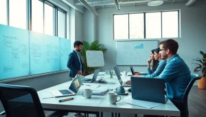 Créer des designs innovants sur bourgogne-com.fr avec une équipe créative en action.