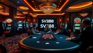 Engaged players immersed in high-stakes poker at SV388 casino.