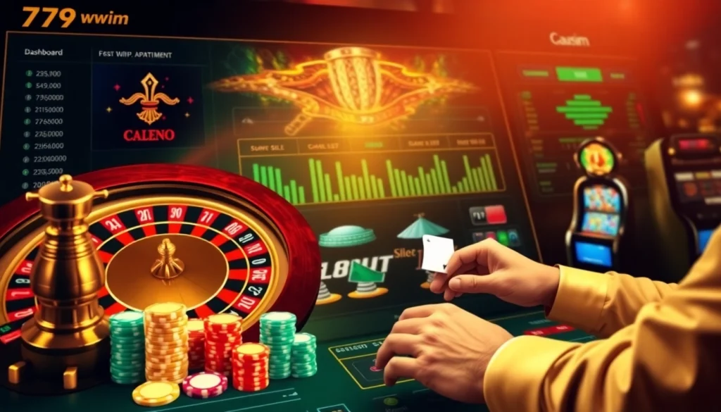Experience winning at https://789win.apartments/ with a luxurious online casino dashboard filled with vibrant gaming elements.