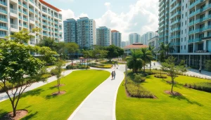Explore the Tampines EC, showcasing vibrant green parks and modern architecture.
