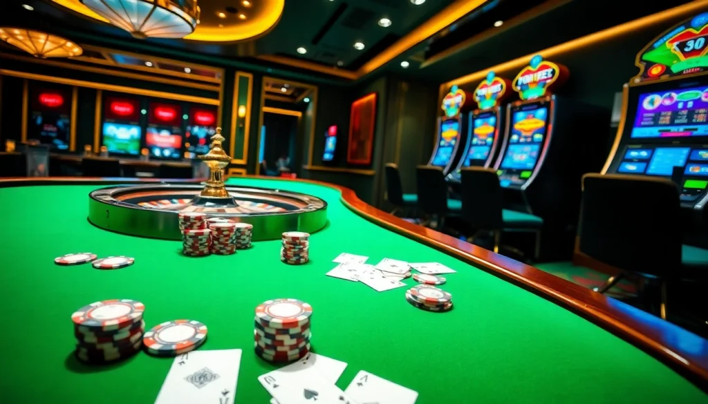 Experience the excitement of casino gaming at GG88 with vibrant tables and thrilling jackpots.