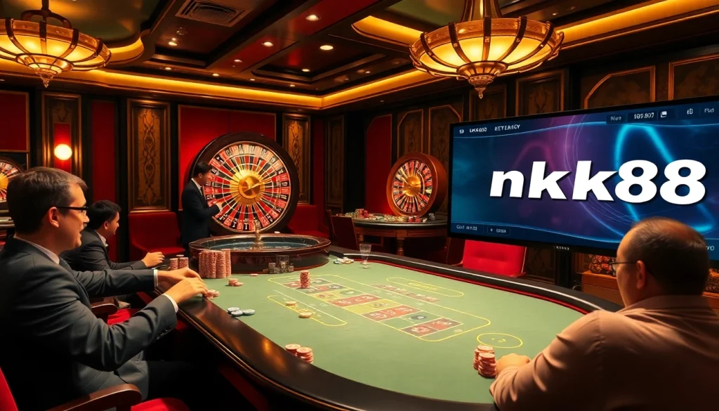 Experience thrilling moments at the nk88 poker table, where excitement meets strategy.