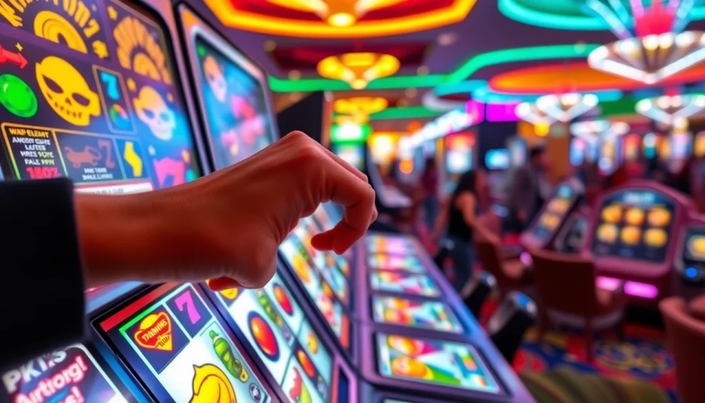 สนุกสนานกับสล็อตออนไลน์ ผ่านสล็อตแมชชีนที่มีสีสันสวยงาม