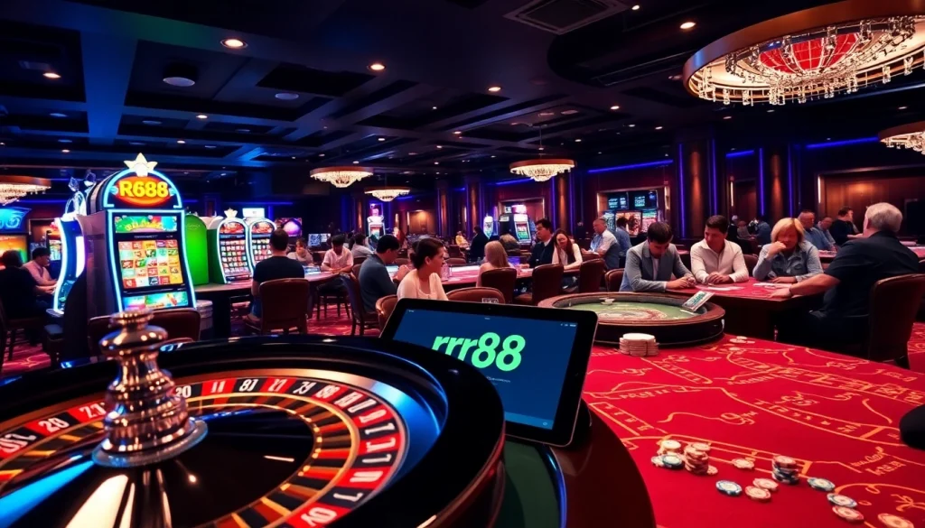 Experience thrilling casino action with the rr88 link at luxurious gaming tables.