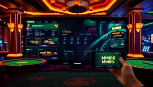 Online casino interface showcasing games and promotions at https://mm88.agency/ for an engaging user experience.