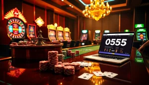Experience thrilling online gaming at god55 with vibrant casino elements and professional dealers.
