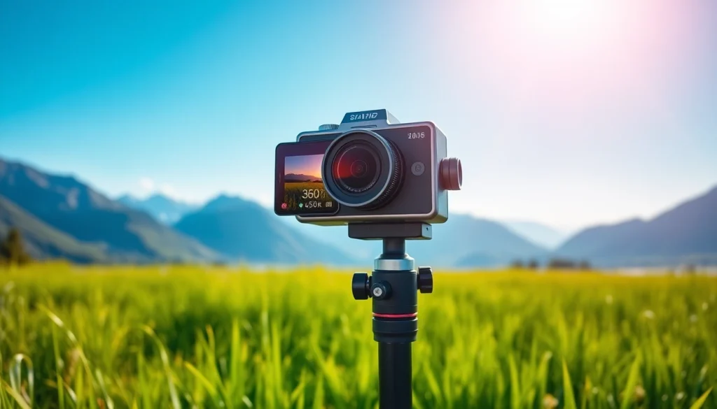 Capture stunning visuals with the insta 360 camera showcasing its advanced capabilities.