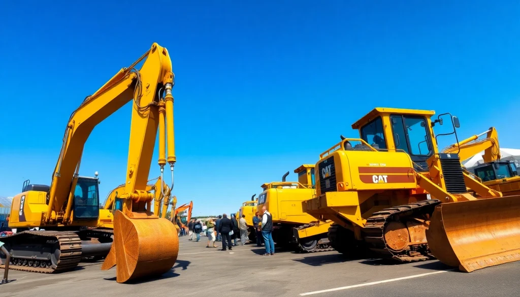 Explore the dynamic used machinery marketplace showcasing diverse industrial equipment during an exhibition.