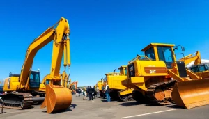 Explore the dynamic used machinery marketplace showcasing diverse industrial equipment during an exhibition.