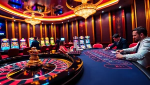 Experience the thrill of gaming at https://ok365.free/, where players engage with vibrant roulette and poker tables.