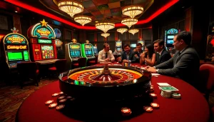Experience the thrill of luxury gambling at a casino featuring 789K COM's exciting tables and slot machines.