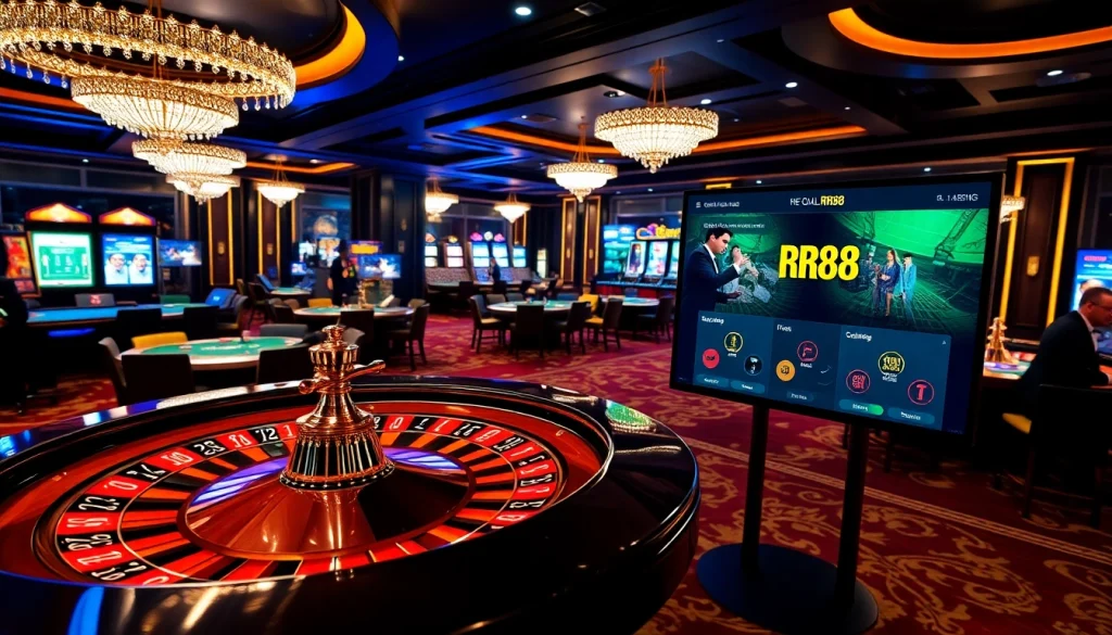 Experience RR88 with engaging casino games and a luxurious gambling environment.