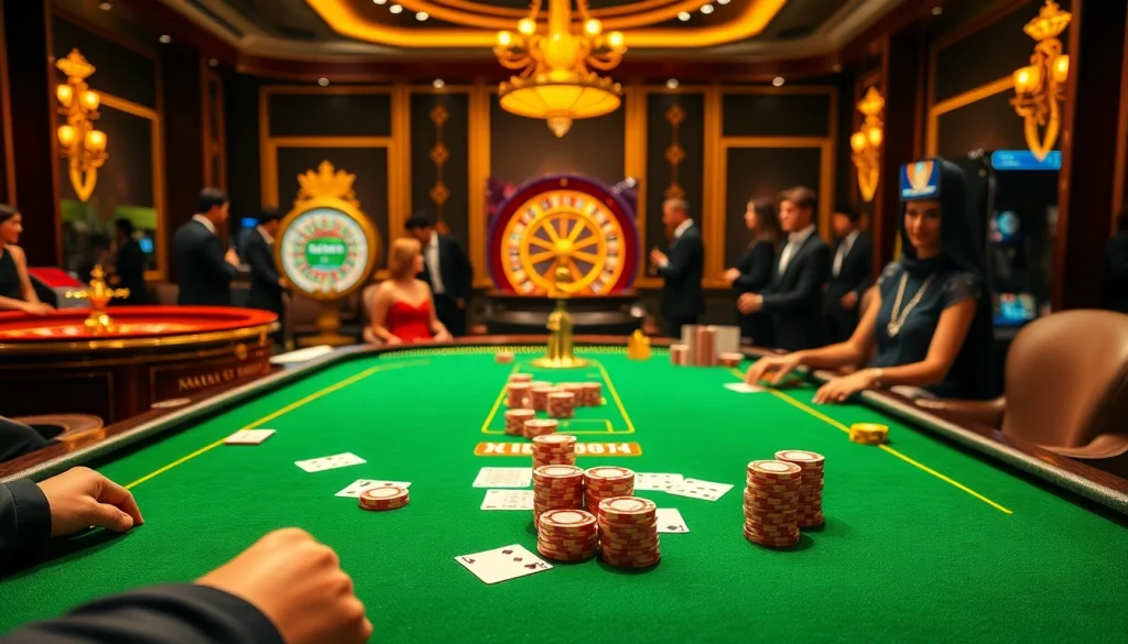 Experience the thrill of UU88 with vibrant poker chips and a luxurious casino setting.