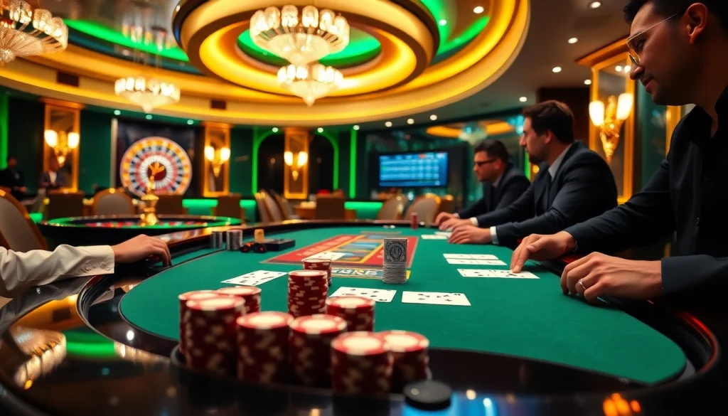 Experience high-stakes poker at https://dr88.co.com/ with vibrant casino visual elements and professional gamblers.