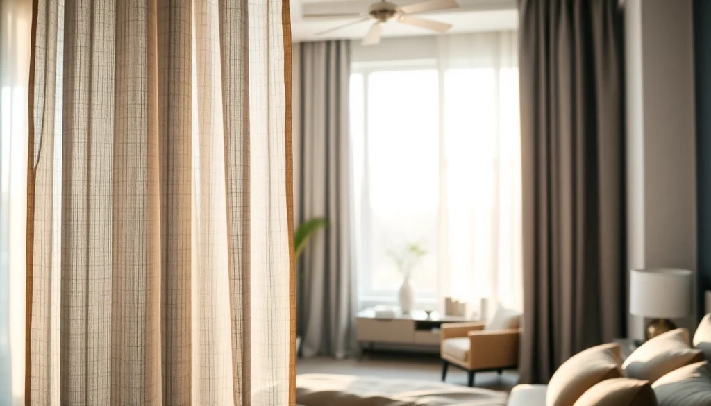 Verduisterende gordijnen in een moderne slaapkamer zorgen voor optimale lichtcontrole en sfeer.