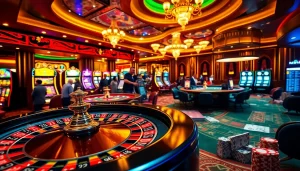 Gambling excitement at a casino with thrilling action on a roulette wheel and players betting while ensuring stable strategies like caffolding Bolton.