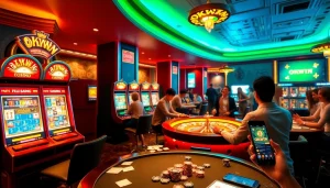 Players enjoying thrilling games on the online platform https://okwin.blog/ with vibrant casino visuals and engaging action.