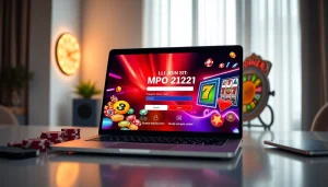 Masuk ke login mpo2121 dengan antarmuka digital modern di layar laptop yang menarik.