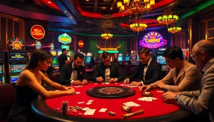 Play high-stakes poker at the Hidden Wiki inspired luxury casino tables, capturing the thrill of gambling.