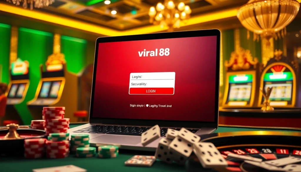 Experience the excitement of online gaming as players login to viral88 for thrilling action.