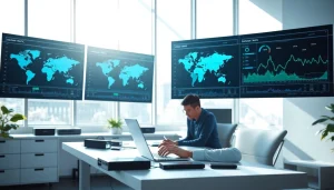 快连下载 enabling secure, high-speed internet connections in a modern workspace.