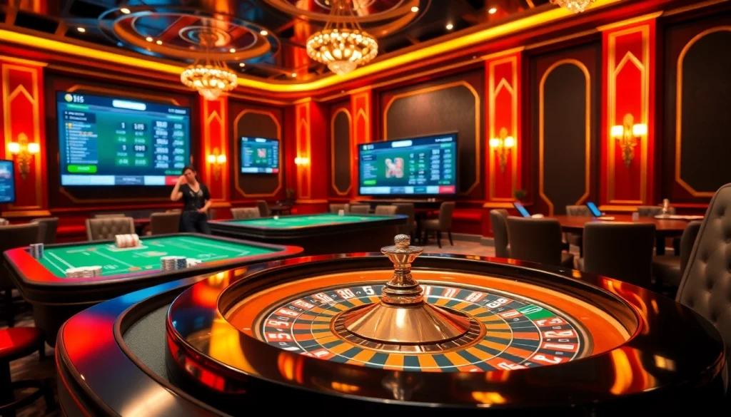Exciting online gambling experience featuring live sports from https://vaoluoitv.it.com with vibrant casino elements.