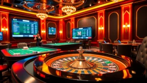 Exciting online gambling experience featuring live sports from https://vaoluoitv.it.com with vibrant casino elements.