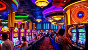 Rasakan sensasi bermain slot Depo 5K dalam suasana kasino yang hidup penuh kegembiraan.