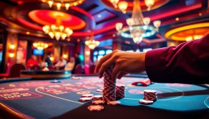 Players at a poker table strategizing alongside hidden wiki insights for advanced gambling.