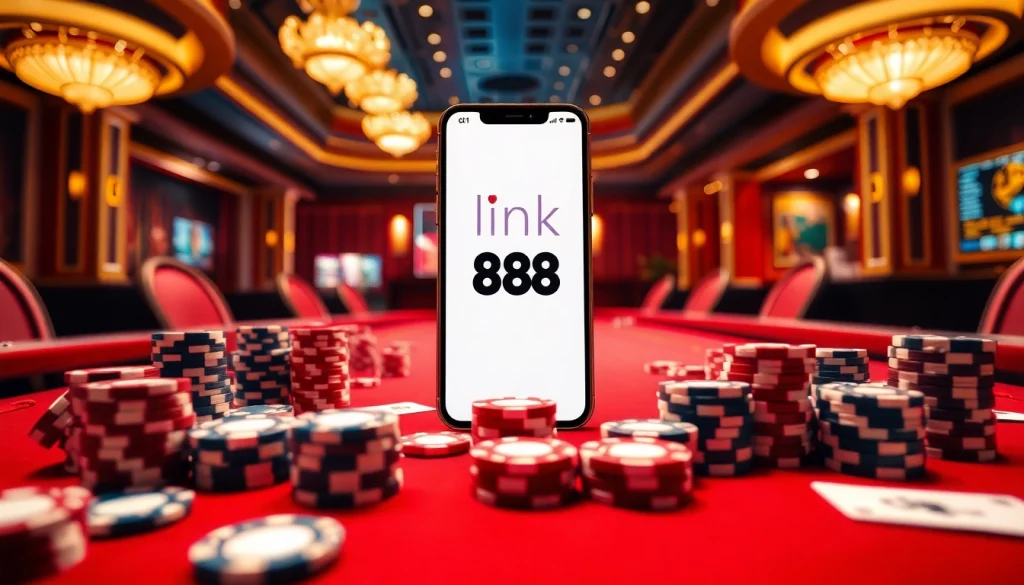 Engage with link 88i and experience thrilling online gambling at a luxurious casino table.