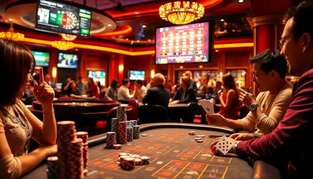 Experience live soccer streams on luongson tv in an exciting casino environment.