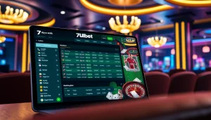 Experience sports betting excitement with 7upbet's vibrant online casino interface.