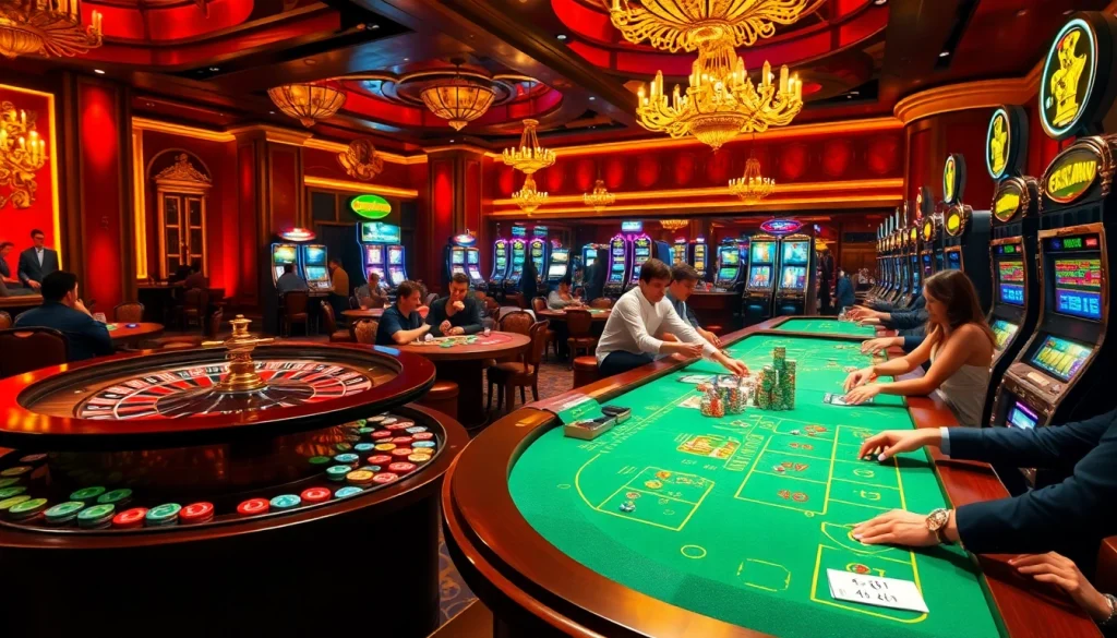 The excitement at https://tg88co.com/ with players placing bets at a lavish casino table filled with chips and cards.