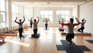 台東区（東京）の魅力的なピラティスクラス、多様性とウェルネスを示す明るく穏やかなスタジオ。