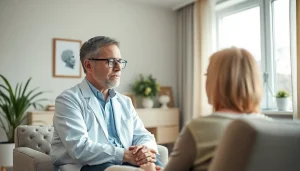 Consultation with a German psychiatrist in India fostering a supportive environment.