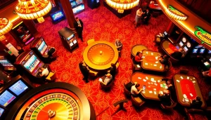 KJC members enjoying a high-stakes game at an upscale casino table.
