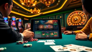 Experience the thrill of online gambling at https://gg88.co.com/ with vibrant poker chips and a roulette wheel.