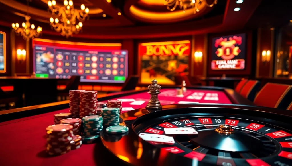 Engage in thrilling bets at https://bong88.casa/ with vibrant casino visuals and high-stakes gaming excitement.