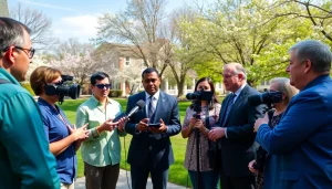 Follow news updates on https://southernmarylandchronicle.com, showcasing journalists engaging with the community.