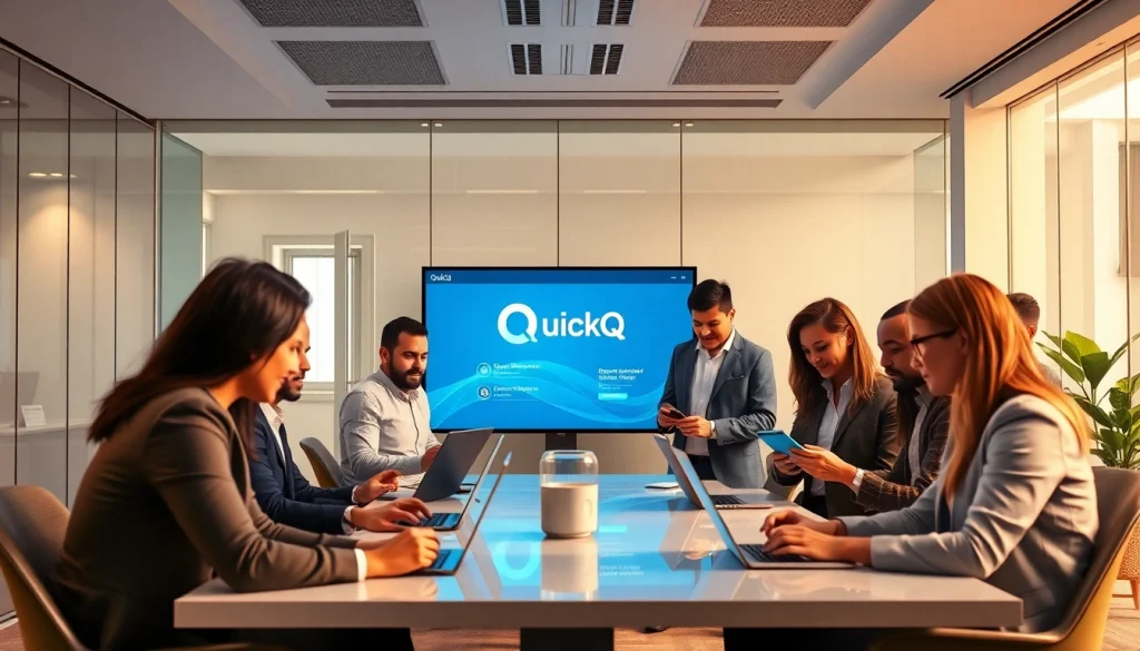 在现代办公室环境中，使用 QuickQ官网，获得安全且创新的在线体验。