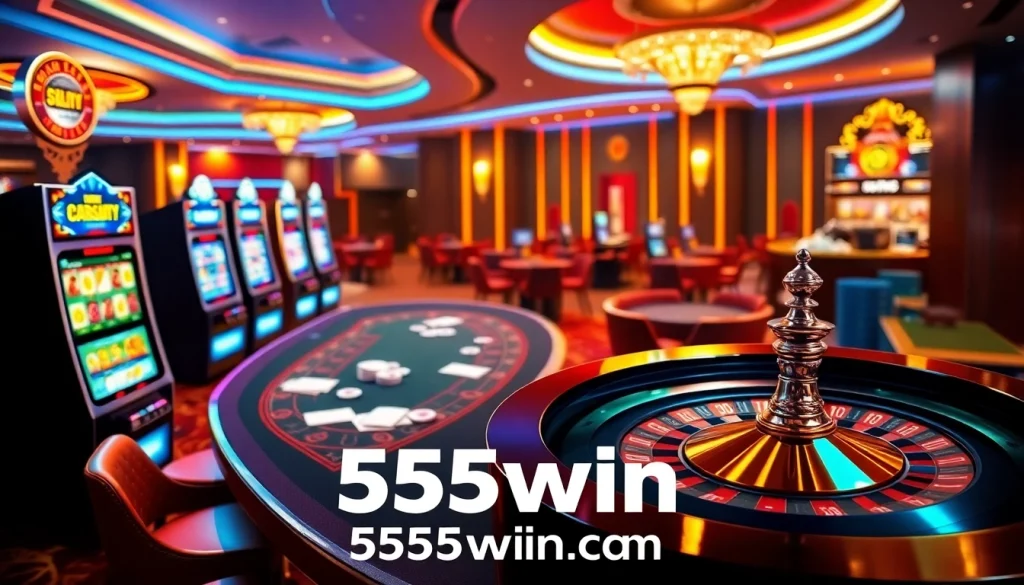 Experience the excitement of winning at 555win com with elegant casino games and vibrant slot machines.