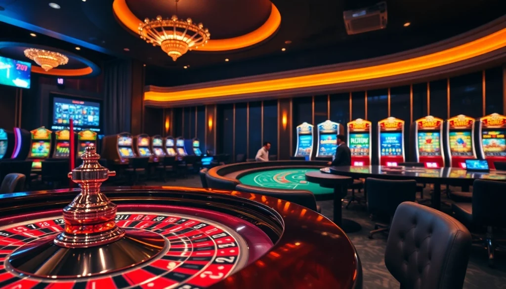 Experience high-stakes gameplay at a luxurious casino with thrills from https://okfun.uk.net/.