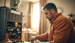 Expert performing furnace repair Mt Kisco for residential heating system.