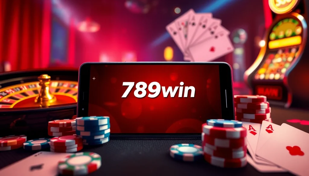 Experience the excitement of the app 789win with thrilling casino visuals.