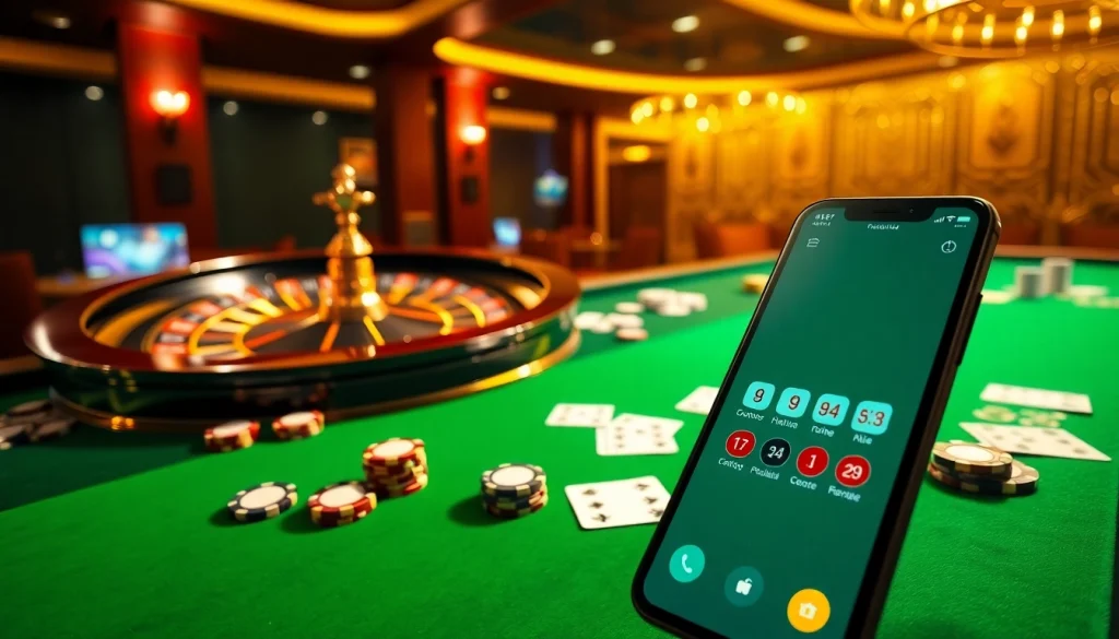 Experience thrilling online gaming at https://s8glx.com with vibrant casino visuals, roulette, and poker elements.