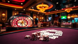 ee88 vip players experiencing high-stakes poker in a luxurious casino environment with rich decor.