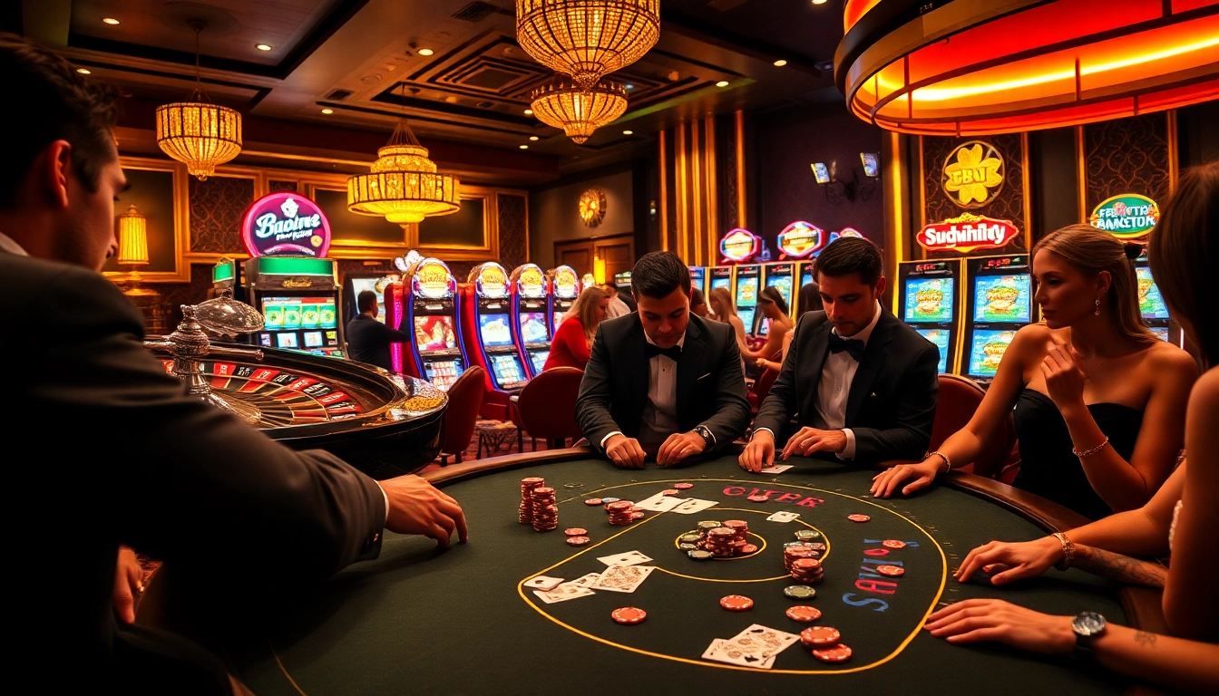 Experience the excitement of gambling at https://nohu90.black/ with vibrant casino scenes and dynamic gameplay.