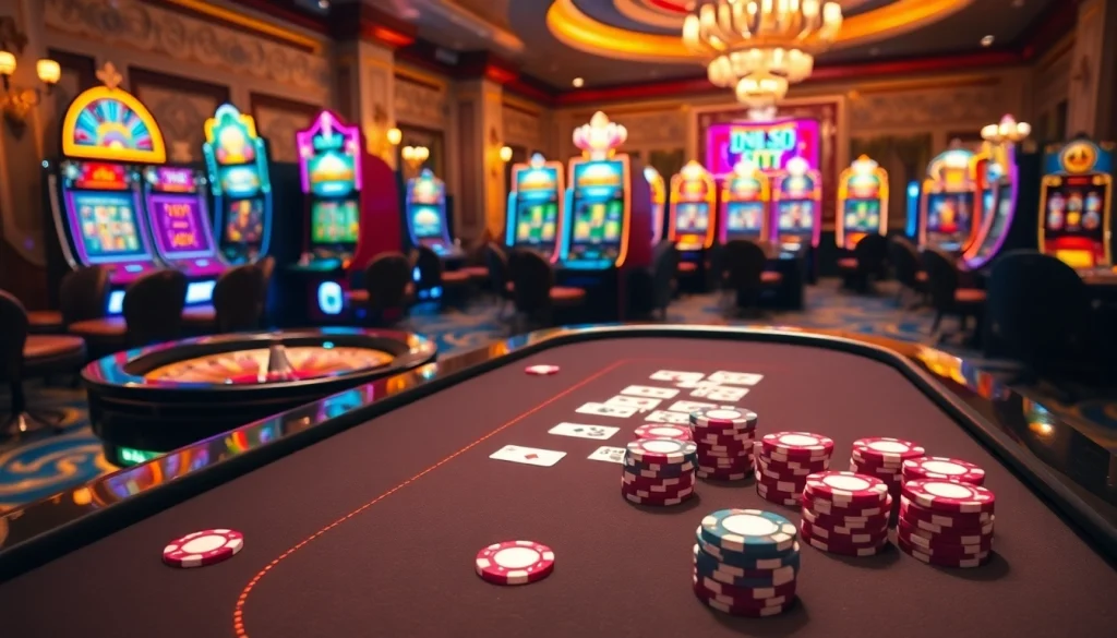 Experience thrilling idn slot gameplay with vibrant poker chips and casino excitement.