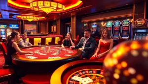 Experience the excitement of 88i game with players engaging in high-stakes poker and roulette.